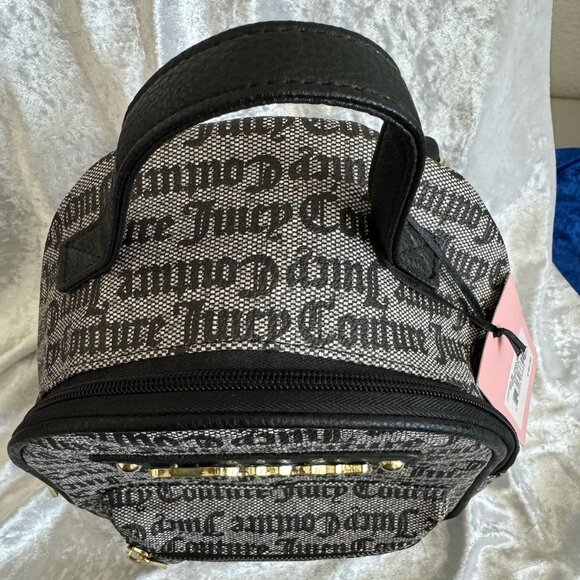 Juicy Couture Gothic Print Black Backpack